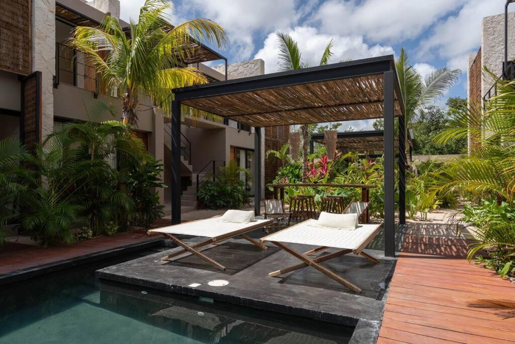 Ferienwohnung Toh14, Downtown Tulum Exterior foto